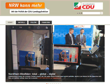 Tablet Screenshot of cdu-nrw-fraktion.de